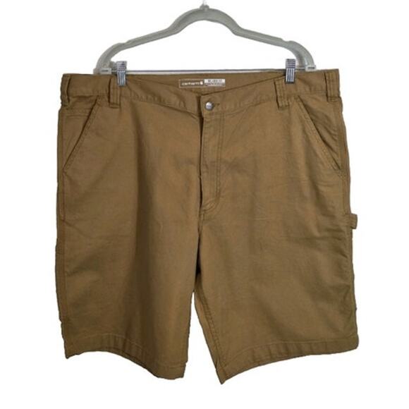 Carhartt Men's Rugged Flex Canvas Utility Work Shorts Gorpcore 44 x 11-‎ NEW - Picture 1 of 9